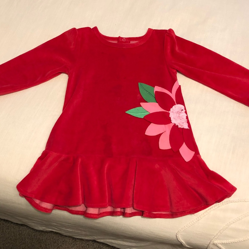 Mudpie Toddler Velour Dress